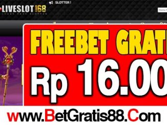 LiveSlot168 Freebet Gratis Rp 16.000 Tanpa Deposit