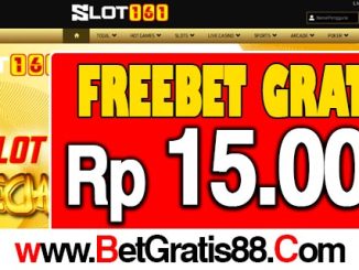 SLOT161 Freebet Gratis Rp 15.000 Tanpa Deposit