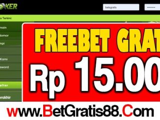 TotoJoker Freebet Gratis Rp 15.000 Tanpa Deposit