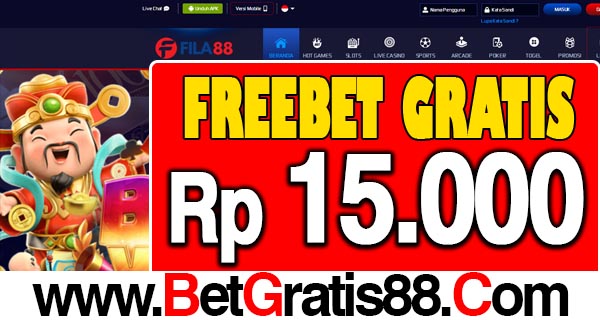 Fila88 Freebet Gratis Rp 15.000 Tanpa Deposit