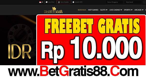 Hoki88cek Freebet Gratis Rp 10.000 Tanpa Deposit