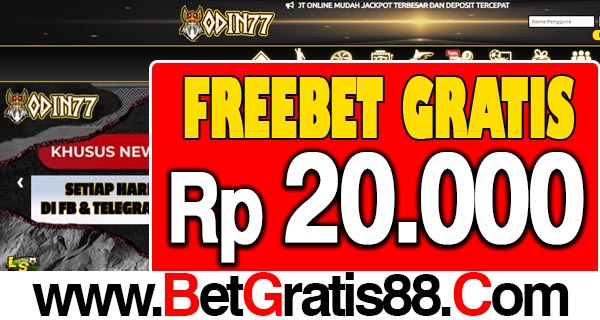 ODIN77 Freebet Gratis Rp 20.000 Tanpa Deposit