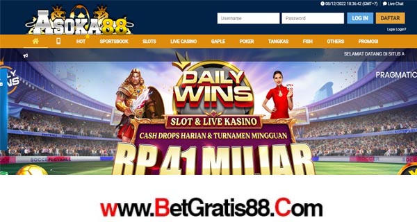 ASOKA88 BONUS 5% SETIAP HARI CLAIM DIAWAL