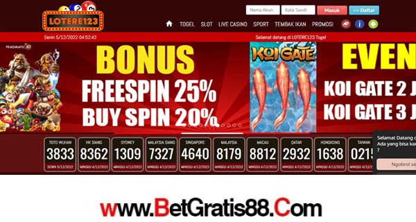 LOTERE123 BONUS SLOT 100% NEW MEMBER