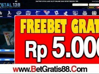 CRYSTAL138 Freebet Gratis Rp 5.000 Tanpa Deposit