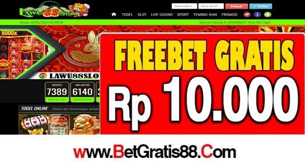 LAWU88SLOT Freebet Gratis Rp 10.000 Tanpa Deposit