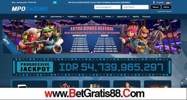 MPOCASINO BONUS SLOT 100% NEW MEMBER