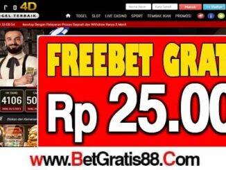 PEDRO4D Freebet Gratis Rp 25.000 Tanpa Deposit