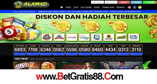 ALAM4D BONUS GAME TARUHAN ONLINE TERBAIK 2023