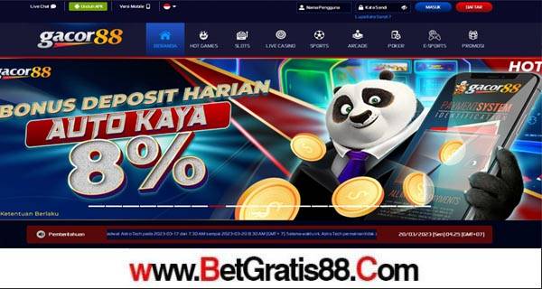 GACOR88 BONUS GAME SLOT 100% MEMBER BARU