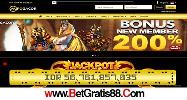 MPOGACOR BONUS SLOT 200% NEW MEMBER