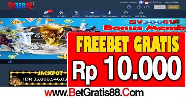 SV388SV Freebet Gratis Rp 10.000 Tanpa Deposit