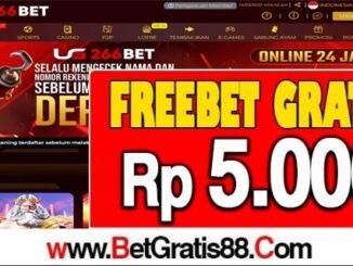 UG266BET Freebet Gratis Rp 5.000 Tanpa Deposit