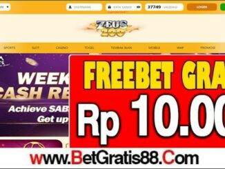 ZEUS200 Freebet Gratis Rp 10.000 Tanpa Deposit