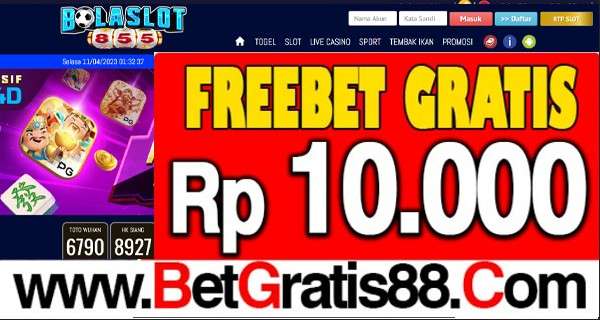 BOLASLOT855 Freebet Gratis Rp 10.000 Tanpa Deposit