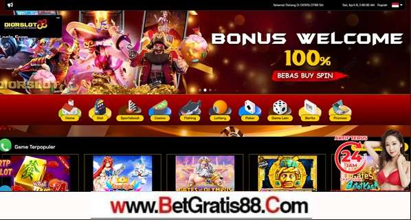 DIORSLOT88 BONUS DEPOSIT SLOT 100% BONUS