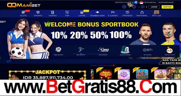 QQMAMIBET BONUS SLOT 100% MEMBER BARU