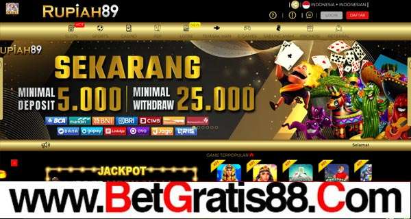 RUPIAH89 BONUS GAME SLOT 100% NEW MEMBER