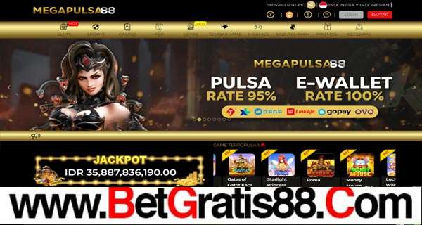 MEGAPULSA88 BONUS SLOT NEW MEMBER 100%