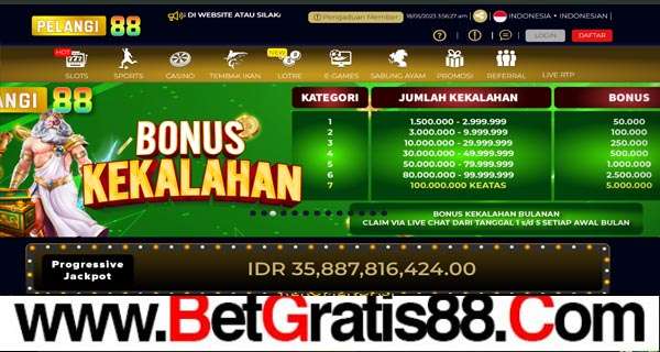 PELANGI88 BONUS GAME SLOT 100% NEW MEMBER