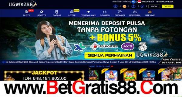 UGWIN288 BONUS 100% MEMBER BARU