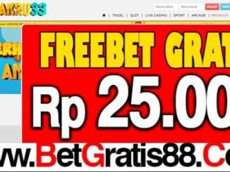 ANRU33 Freebet Gratis Rp 25.000 Tanpa Deposit