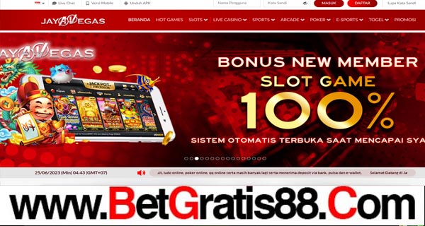 JAYAVEGAS BONUS SLOT 100% NEW MEMBER