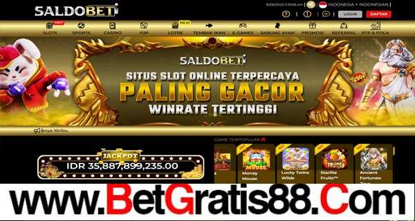 SALDOBET – BONUS SLOT 50% MEMBER BARU