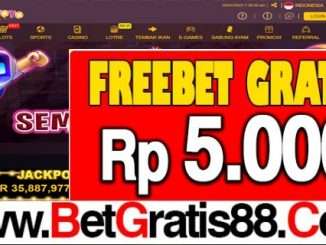 CEBUTOTO Freebet Gratis Rp 5.000 Tanpa Deposit