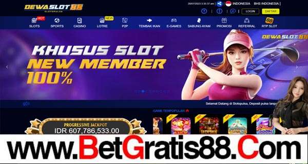 SLOTOPULSA BONUS SLOT NEW MEMBER 100%