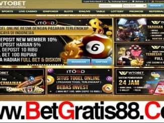 WTOBET BONUS SLOT MEMBER BARU 100%