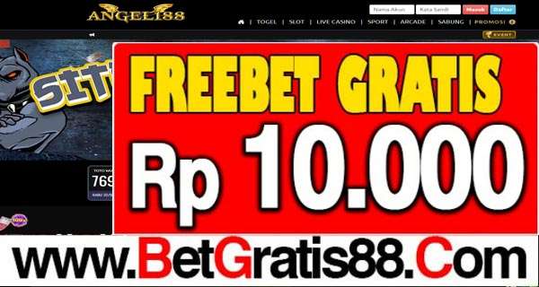 ANGEL188 Freebet Gratis Rp 10.000 Tanpa Deposit