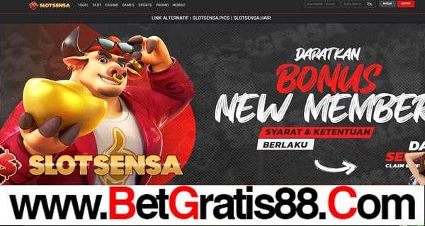 SLOTSENSA BONUS NEW MEMBER 20%