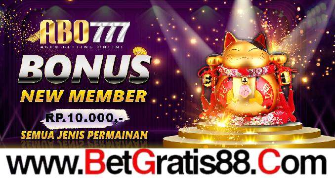 ABO777 BONUS NEW MEMBER 10 RIBU