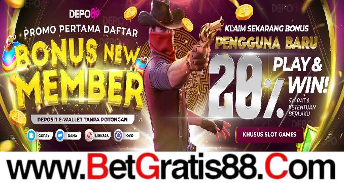 DEPO89 WELCOME BONUS 20% SLOT GAMES