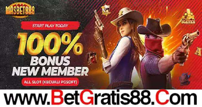 Masbet888 BONUS NEW MEMBER 100%