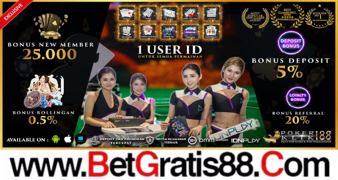 POKERKLIK188 BONUS NEW MEMBER 25 RIBU