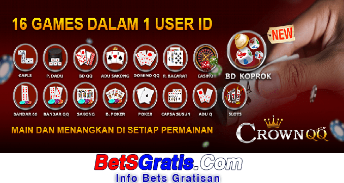 CrownQQ Freebet Gratis Rp 10.000 Tanpa Deposit