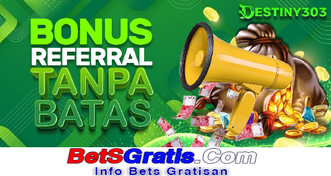 Destiny303 Freebet Gratis Rp 10.000 Tanpa Deposit