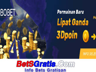 3dsbobet Freebet Gratis Rp 10.000 Tanpa Deposit