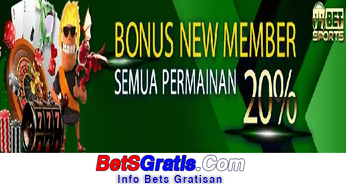 77betsports Freebet Gratis Rp 10.000 Tanpa Deposit