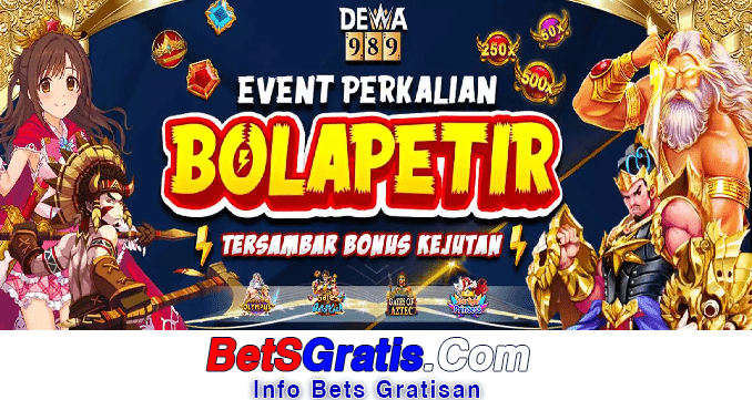 Dewa989 Freebet Gratis Rp 10.000 Tanpa Deposit