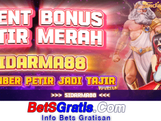 Sidarma88 Freebet Gratis Rp 10.000 Tanpa Deposit