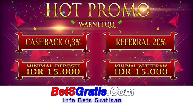 Warnetqq Freebet Gratis Rp 15.000 Tanpa Deposit