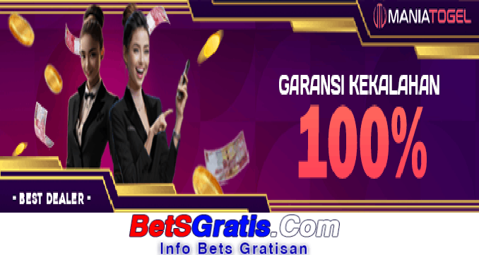 Maniatogel Freebet Gratis Rp 15.000 Tanpa Deposit