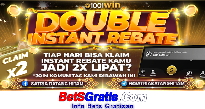 1001win Freebet Gratis Rp 15.000 Tanpa Deposit