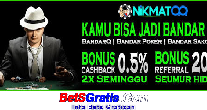 Nikmatqq Freebet Gratis Rp 15.000 Tanpa Deposit